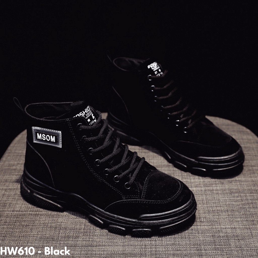 SEPATU BOOTS WANITA MODEL TERBARU IMPORT K POP FASHION TERKINI HW610 SE MATA KAKI