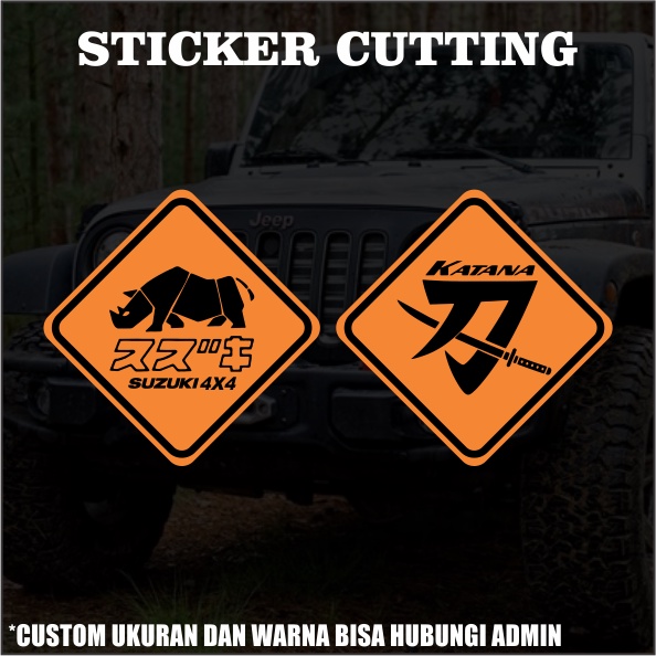 Sticker Cutting Suzuki Badak Katana Jimny