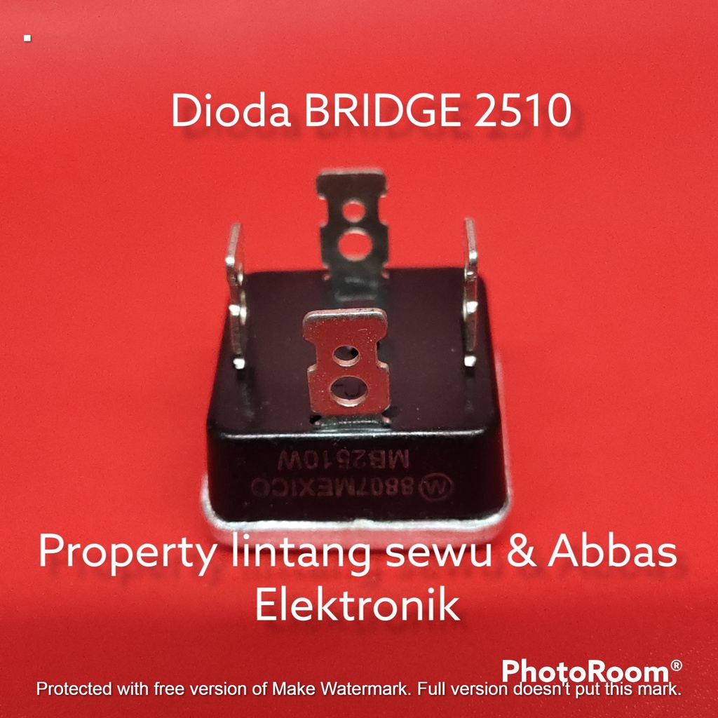 DIODA KOTAK BRIDGE MB2510W MBW 2510 25 AMPER