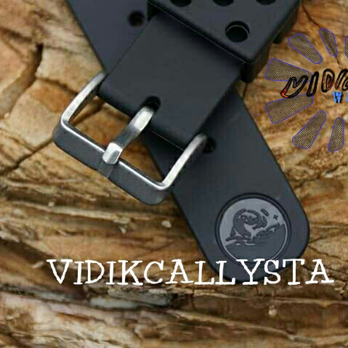 STRAP TALI JAM SEIKO DIVER DIVERS 20 22 MM HITAM 20mm 22mm