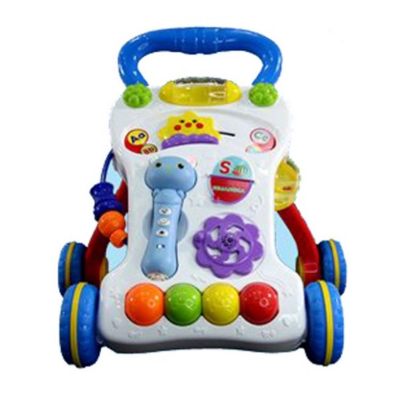 Newbietech Baby Push walker / Cotton Baby Walker. Share: Cotton Newbie Tech Baby Push Walker Alat Bantu Bayi Belajar Jalan