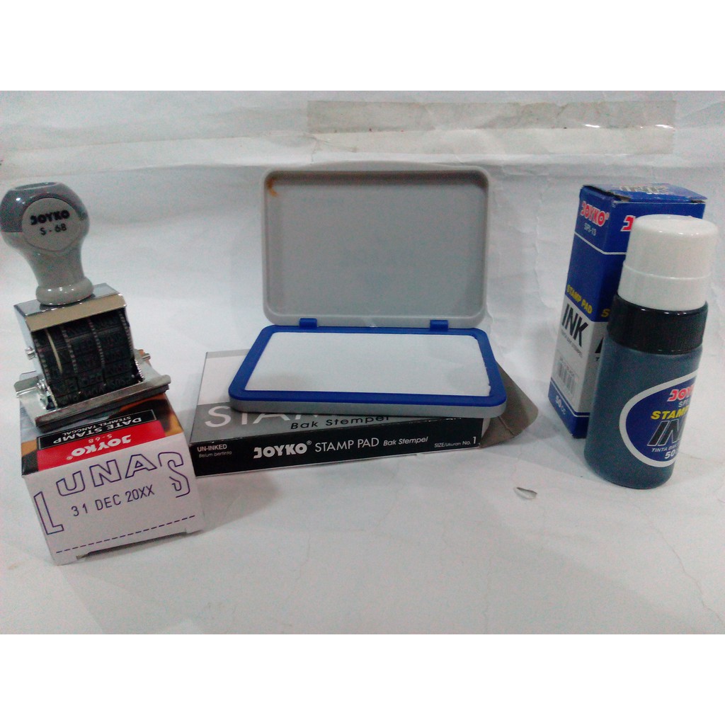 

Zyd paket murah 3 benda: stempel LUNAS + tinta + bak (untuk bon) kwitansi