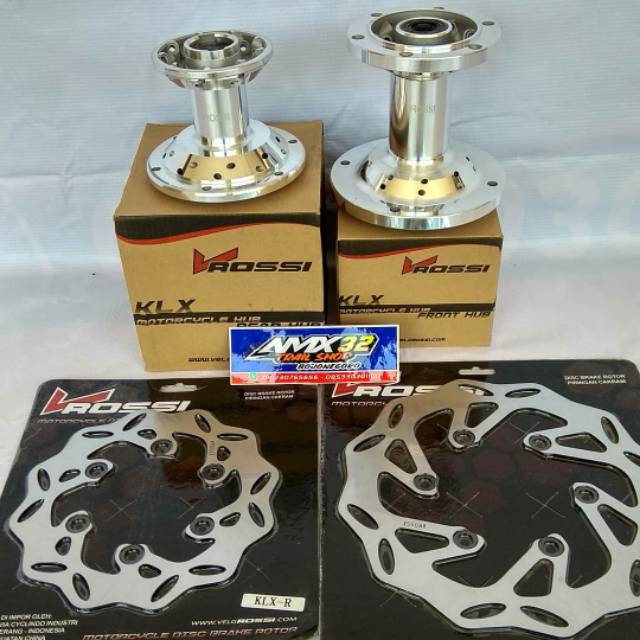 Tromol depan belakang KLX set Cakram
