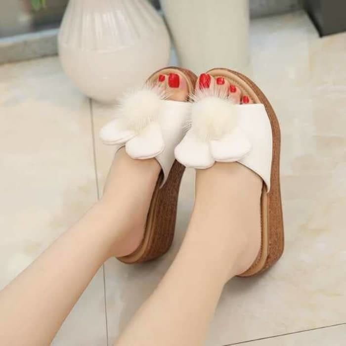 Emory Satcha.(Bdg) Ksemo2857 Wedges Sandal Terbaru Impor Original TS512 Sandal Wanita Wedges Alpi