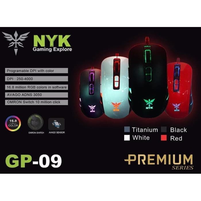 NYK GP-09 Gaming Mouse Macro GP-09