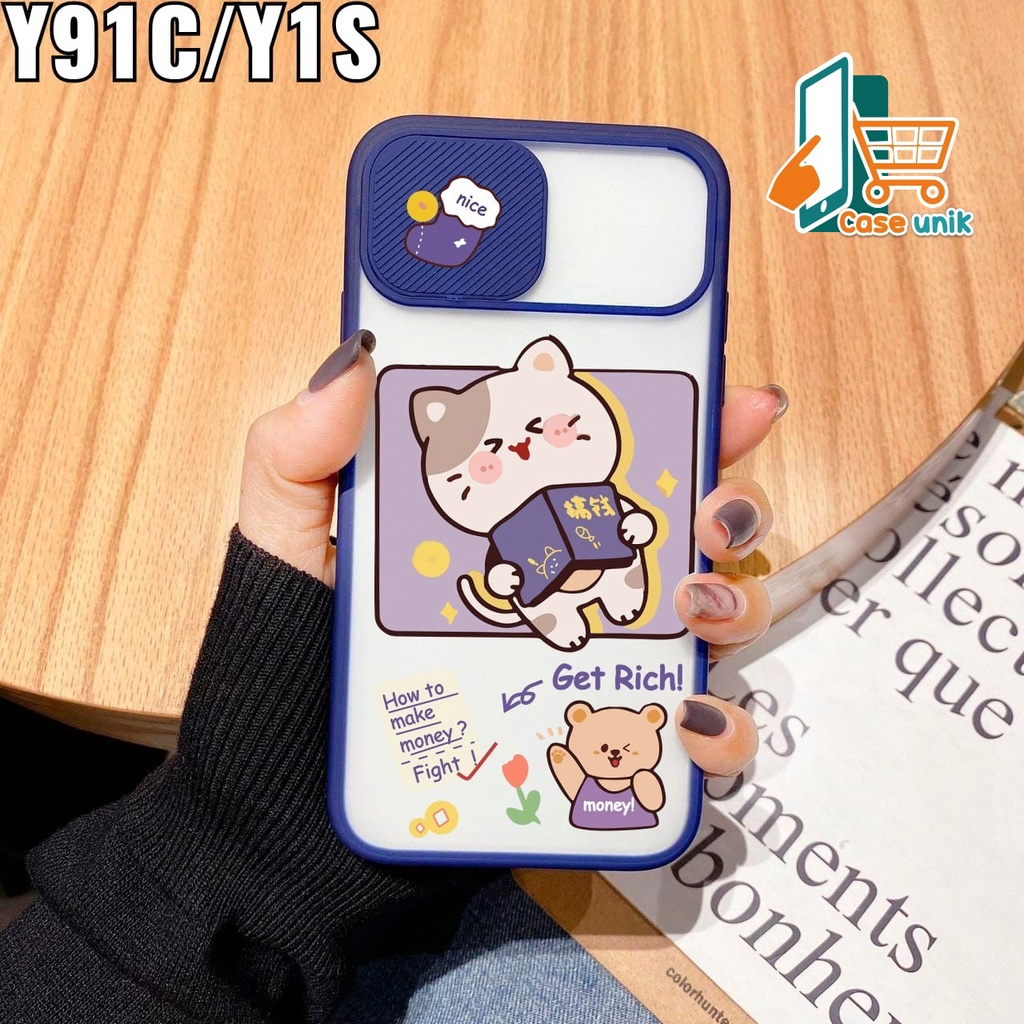 SS069 CASE SLIDE KARAKTER VIVO V5 V5S V5 LITE Y32 Y15S Y01 Y21 Y21S Y33S Y12 Y15 Y17 Y20 Y20S Y12S Y30 Y50 Y51 2020 Y91 Y93 Y95 Y91C CS3104