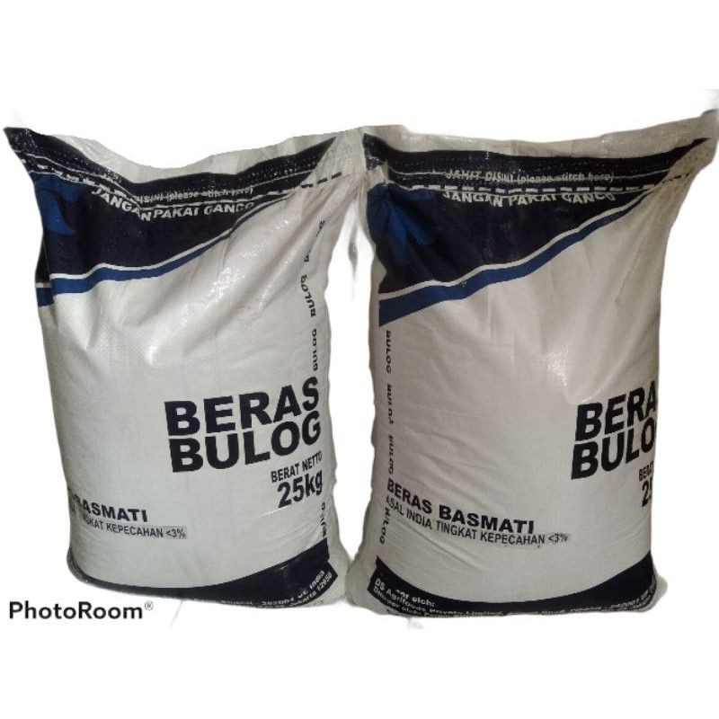 BERAS BASMATI INDIA diimport Bulog Repack 1kg