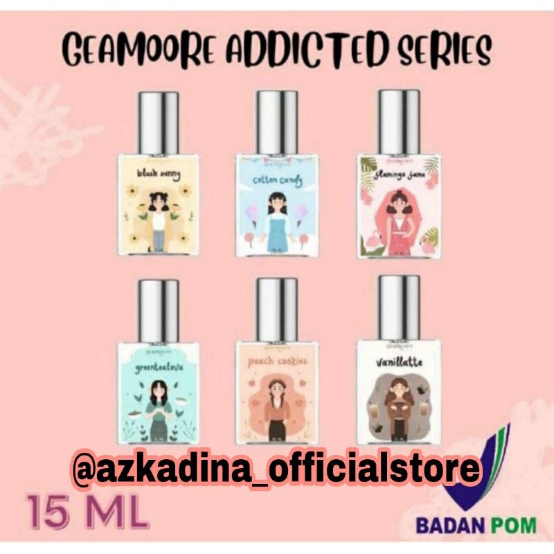 GEAMOORE | Geamoore Parfum Spray 15 ml | Geamoore Addicted Series BPOM