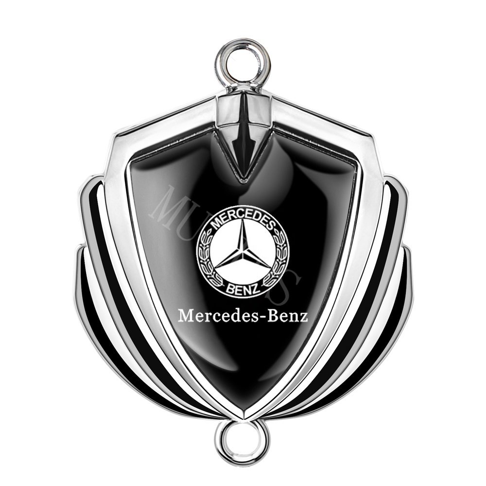 Emblem Logo Mercedes Benz 3D Bahan Metal Untuk W207 W212 W204 W220 W206 W124 W213 W218 W222 W205