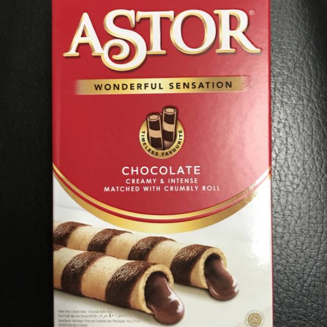 

Astor wafer stik chocolate 40gr