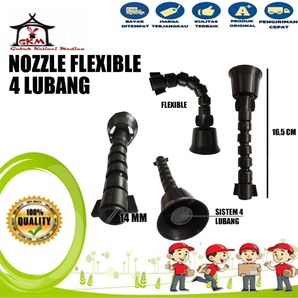 Nozel Flexible Lubang 4