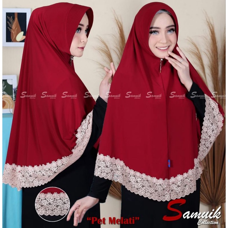 SAMUIK JILBAB JERSEY PREMIUM PET MELATI