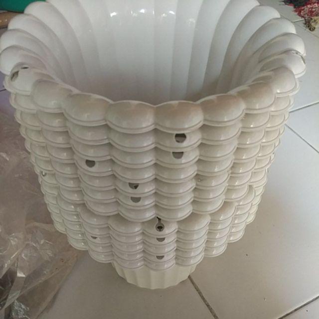 [2 Kg] Pot Gantung Mawar Isi 16 Pcs  | Pot Bunga | Pot Cantik | Pot Tanaman | Pot Gantung