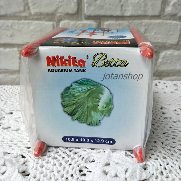 NIKITA BETTA  BETA Aquarium kecil mini tank cupang ikan hias kecil