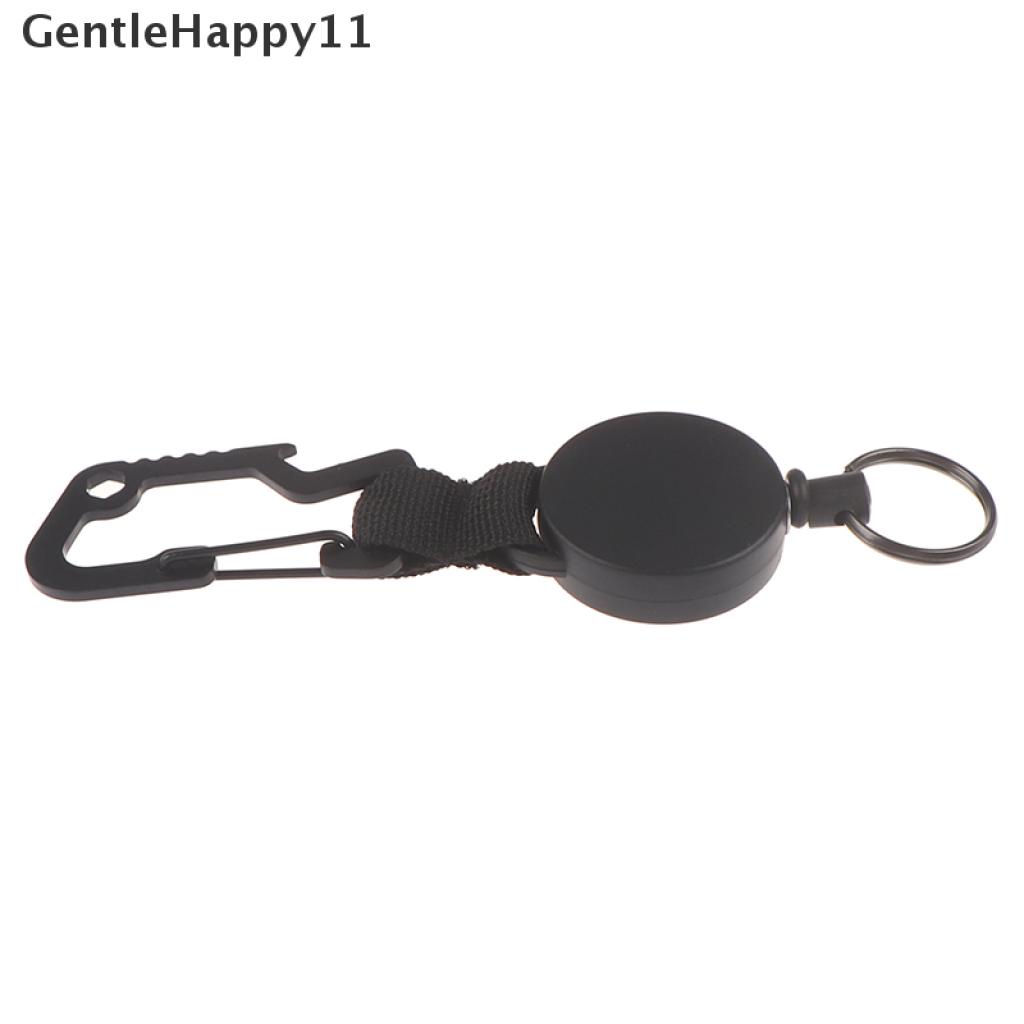 Gentlehappy Retractable Keychain Heavy Duty Badge Holder Reel Dengan Klip Carabiner Multitool