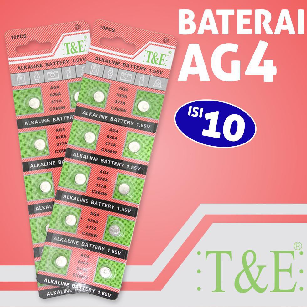 Baterai Jam Tangan Alkaline Ag4 626A 377A Cx66W Universal Batre Batry Batray Bateray - Hand-10