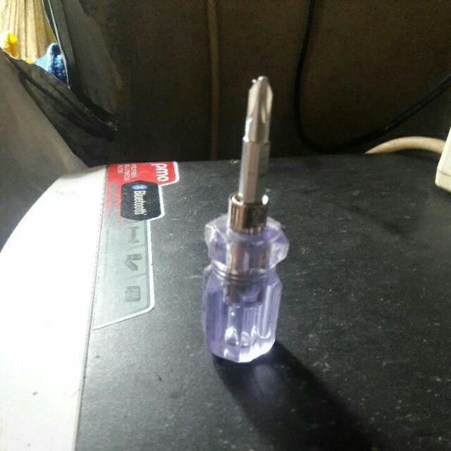 Obeng Gemuk Kecil +/- Bolak Balik Bagus Awet Dan Tahan Lama