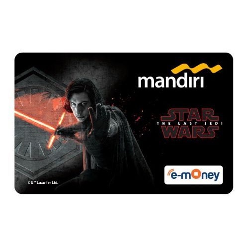 Mandiri eMONEY Star Wars - KYLO RAN ORI /Like eTOLL Tapcash Flazz or Brizzi