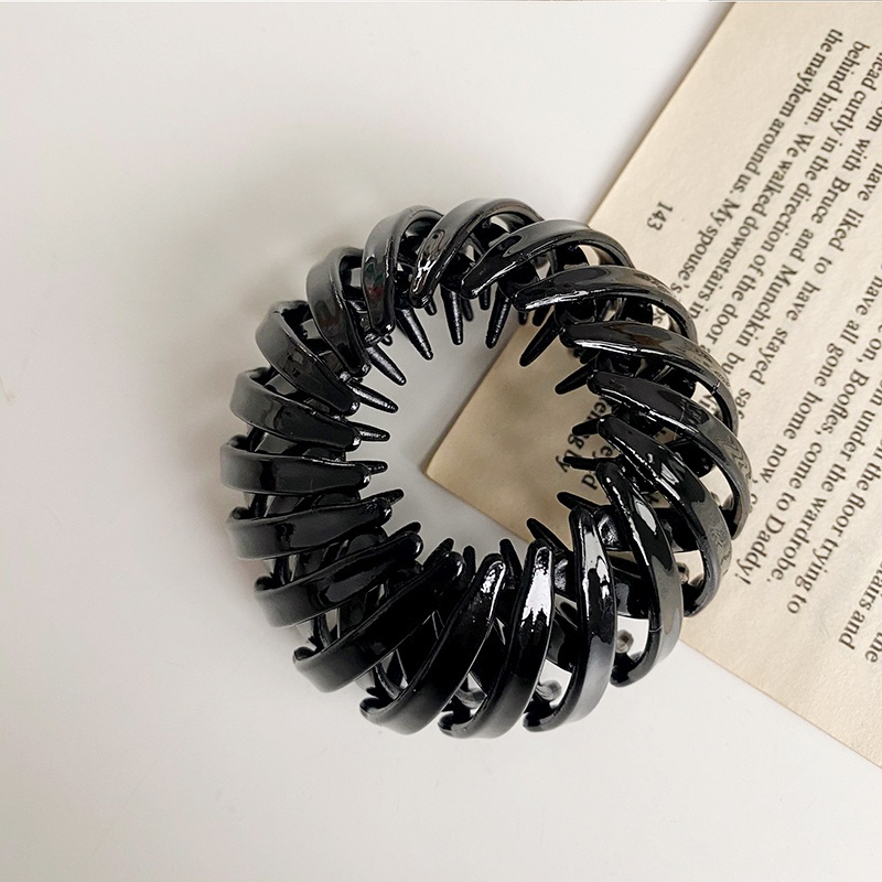Fashion women's accessories, Korean hairpin, personalized bird's nest design, hair rope-black
