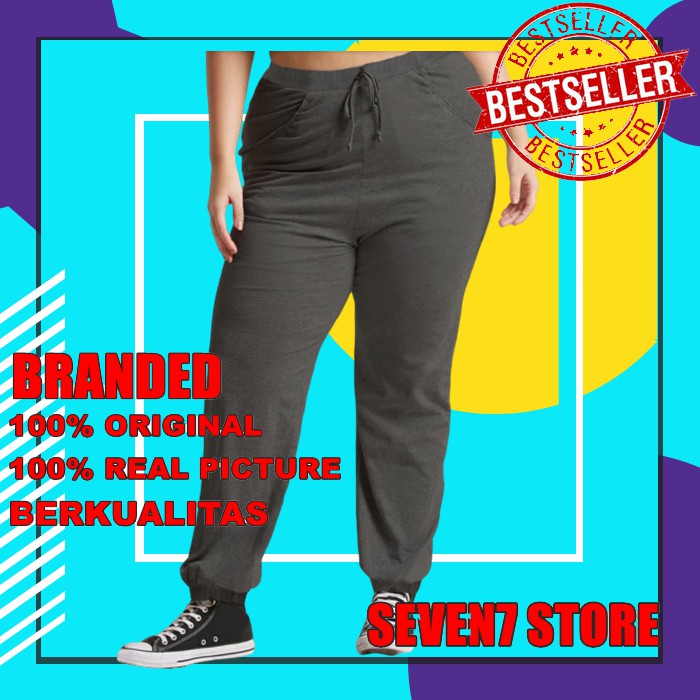 CELANA JOGER BIG SIZE WANITA BRAND OKE294 PANTS TRAINING JUMBO TRENING OLAHRAGA CEWEK PANT SPORT