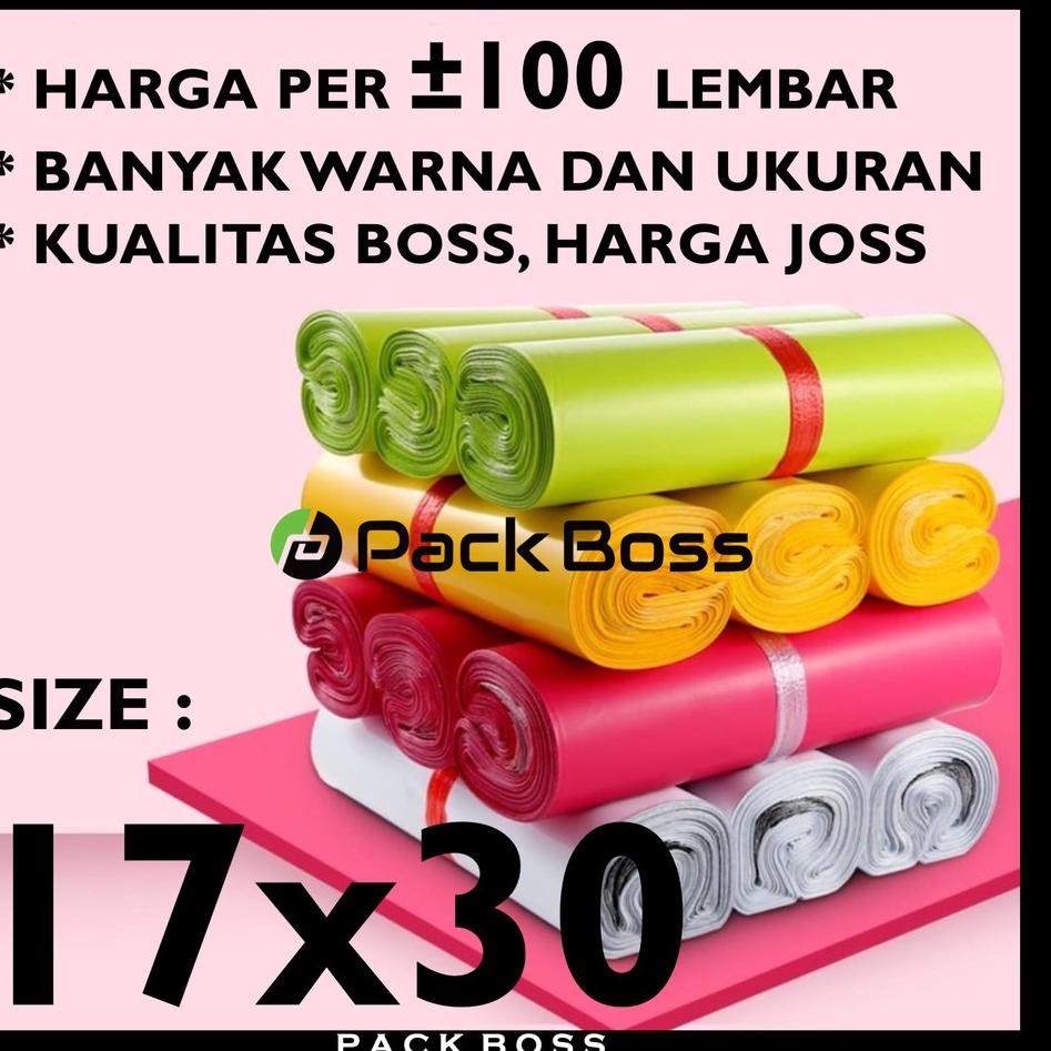 

Kirim Sekarang FWI POLYMAILER PACKBOSS 17x30 ISI ±100 LEMBAR, TEBAL, KUALITAS BOSS, DIJAMIN TERMURA