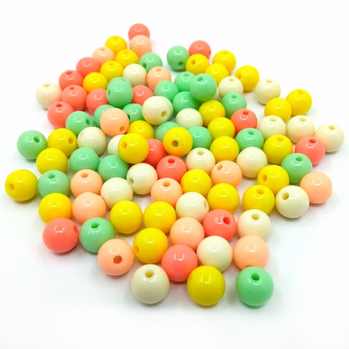 Manik Manik Bentuk Bulat Mainan Edukasi Meronce