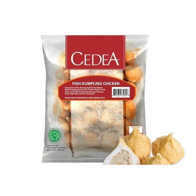 

CEDEA dumpling ikan isi ayam / fish dumpling chicken 500gr