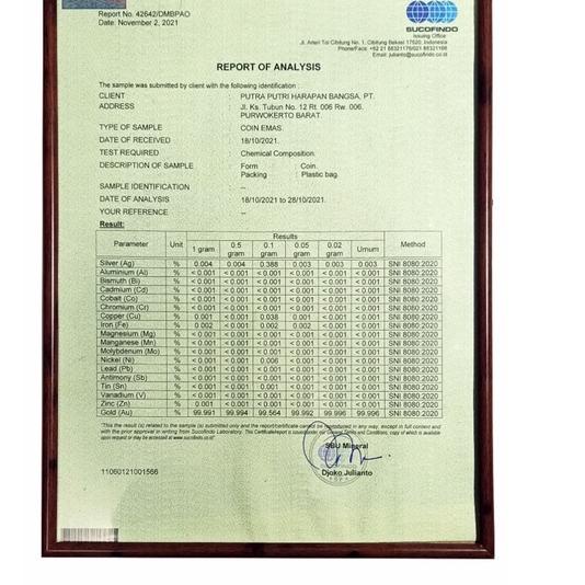 SALEE.. EMAS KECIL BABYGOLD 0.05gram DIJAMIN ORIGINAL 24 KARAT ASLI LOGAM MULIA TERMURAH TERPERCAYA 