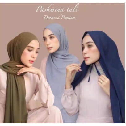 Jilbab pashmina tali pashmina sabyan diamond tali / pasmina tali diamond