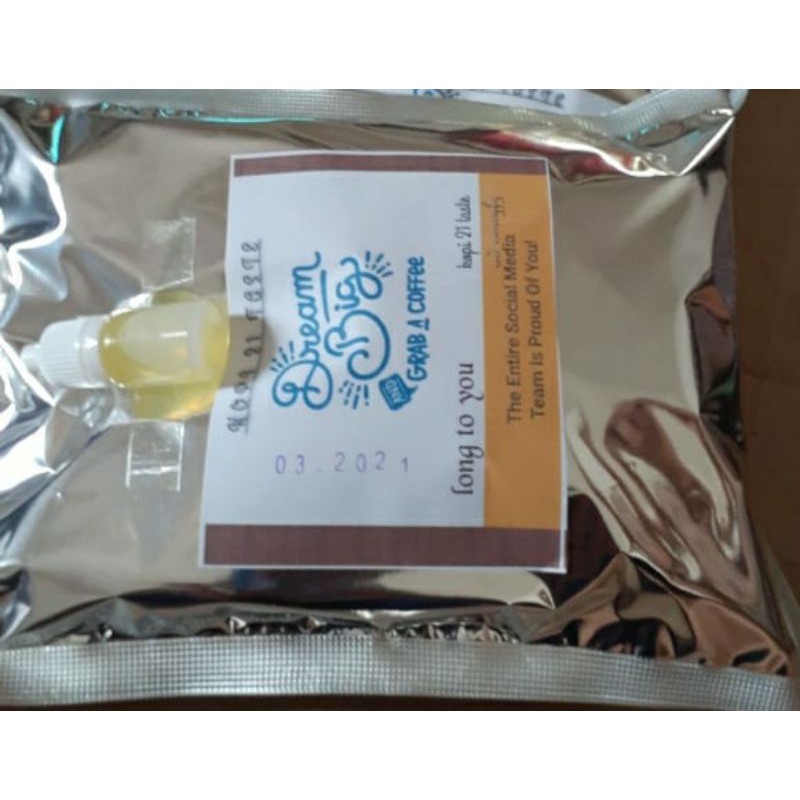 

kopi21 250gr asli original penambah ukuran Mr.P