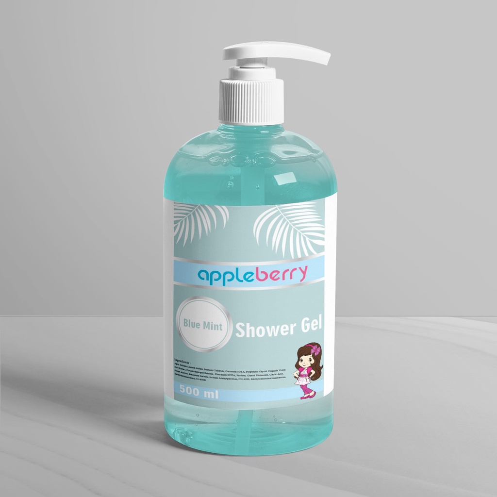 Appleberry Blue Mint Shower Gel 500ml