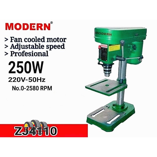 MODERN Mesin Bor Duduk 13 mm Bench Drill ZJ-4110 Model Mollar Oscar Kualitas Tinggi RMP