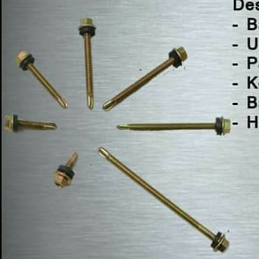 baut baja ringan 2 cm baut roofing paku sekrup atap