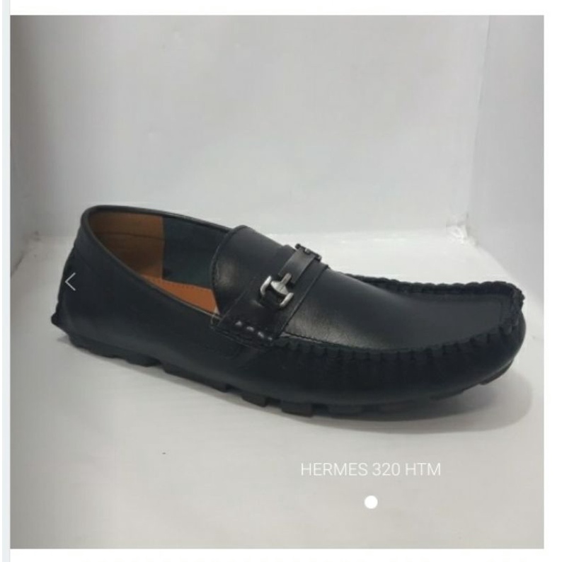 sepatu pria pansus slip on  bahan kulit CASUAL FORMAL