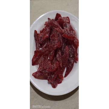 

Manisan Mangga Kering Cabe Merah 100 gr