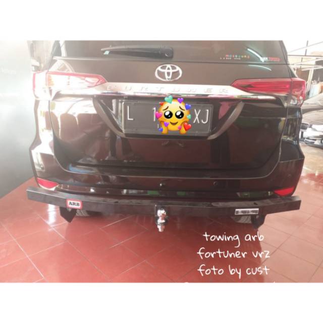 towing arb fortuner vrz towing bar arb bumper belakang fortuner vrz