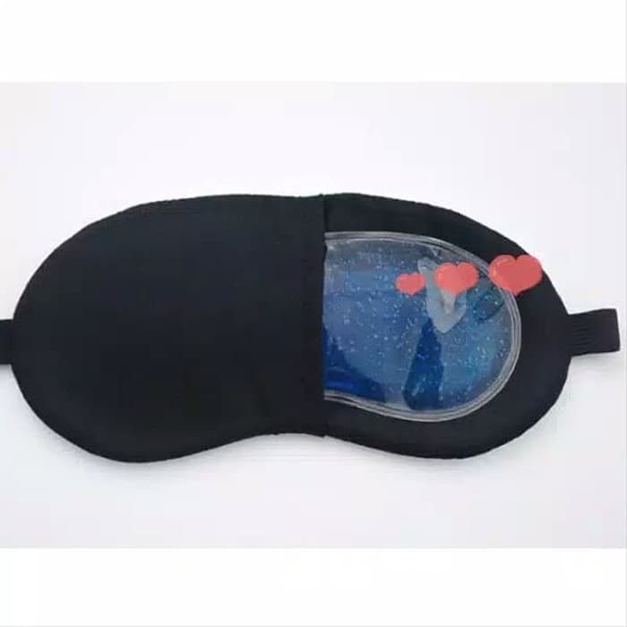 PMT-02 Penutup mata tidur Sleep Eye Mask Travel Sleepmask Cooling Gel