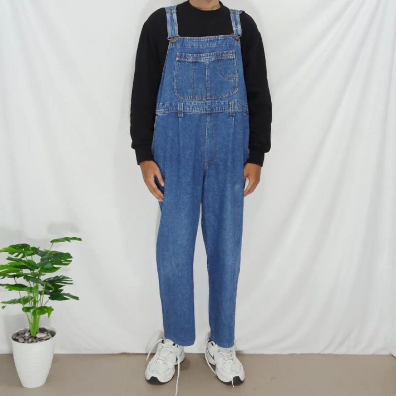UNBRAND OVERALL CARPENTER JEANS JUMBO SIZE