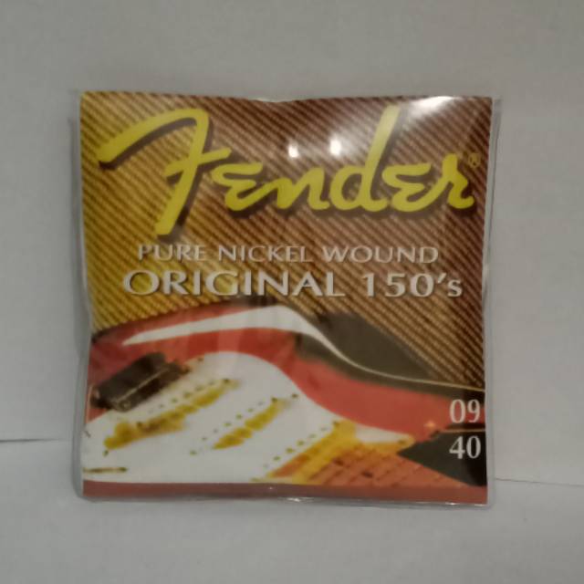 SENAR GITAR LISTRIK DAN AKUSTIK FENDER 1 SET