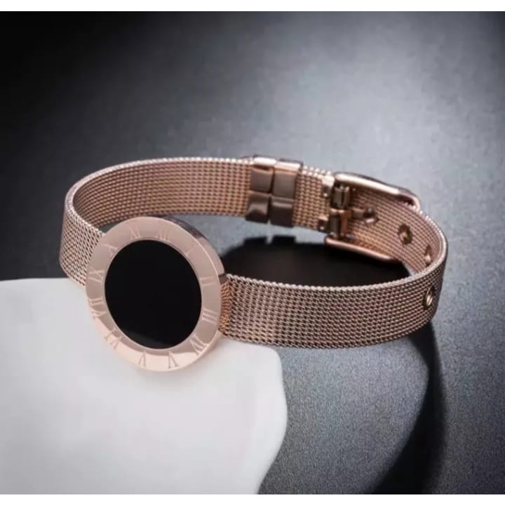 GELANG TANGAN TITANIUM IMPORT Asli Titanium Anti Karat Dan Luntur Gelang Wanita Remaja Korea Gelang Wanita Rantai Gelang Wanita Emas 24k Gelang Anti Karat