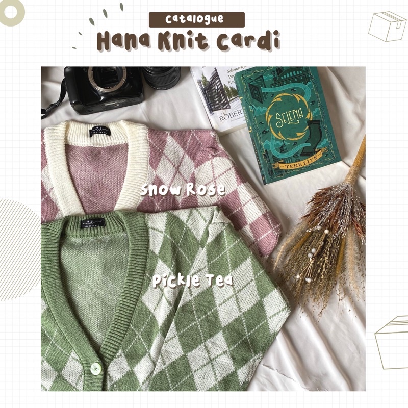 Hana Knit Cardi • Cardigan Rajut Premium