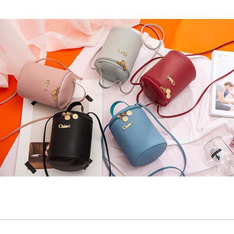 READY STOCK TAS SELEMPANG / SLEMPANG WANITA SLING BAG MODEL TABUNG IMPORT BATAM