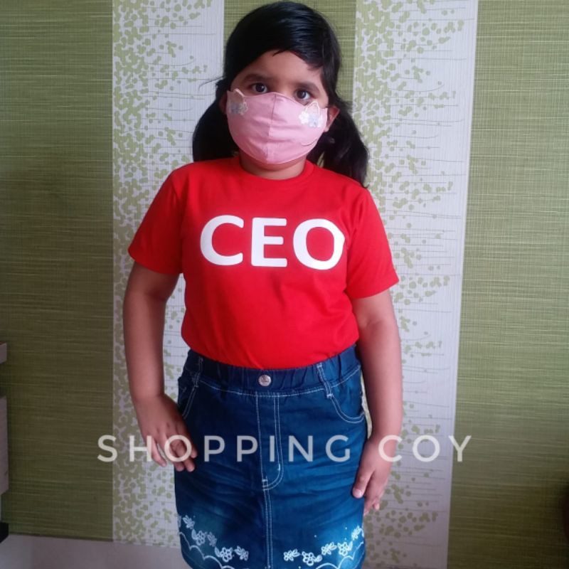 TSHIRT START UP ANAK CEO/MENTOR/STAFF