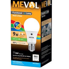 Meval LED Photo Sensor 9W - Putih