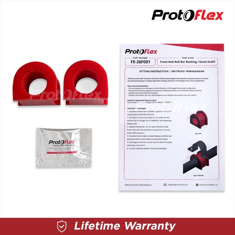 Protoflex Bushing Karet Stabil Depan Ford Everest Ranger Mazda BT-50