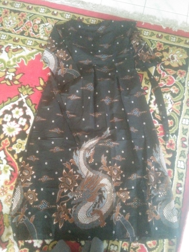 Gamis Batik Sriwedari Maxi Bumil/busui Katun Sogan Allsize & Jumbo