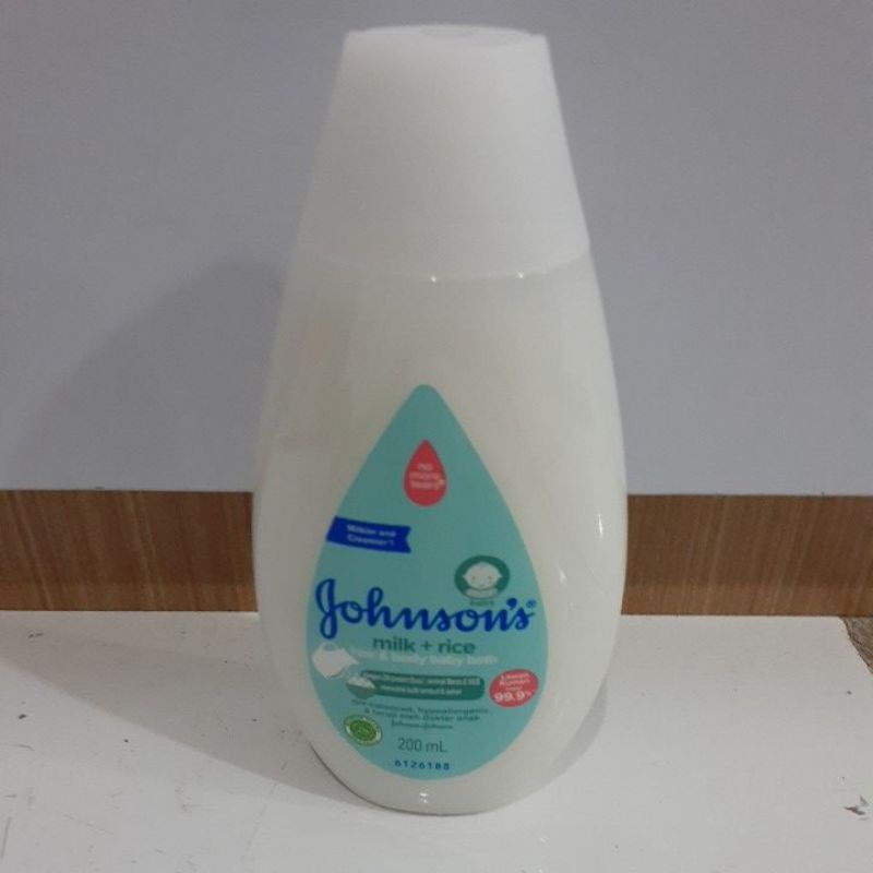 Johnsons Milk+Rice Hair &amp;Body Baby Bath