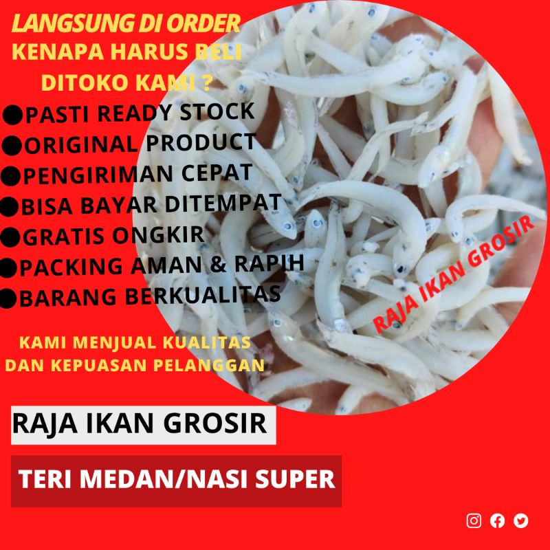 

TERI MEDAN/NASI SUPER BAGUS 250 GRAM TERJAMIN