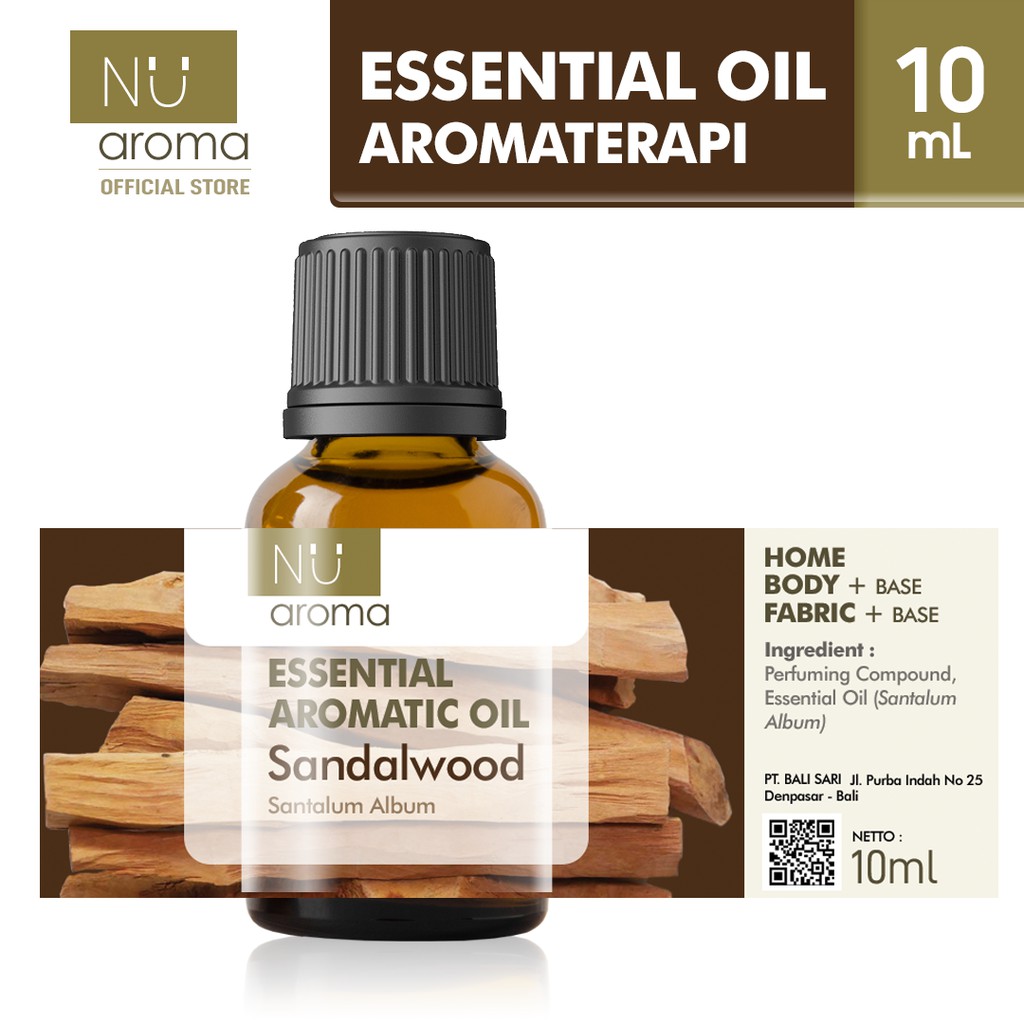 Nu Aroma Essential Aromatic Oil Sandalwood / Cendana