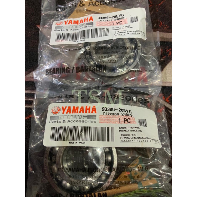 BEARING BERING LAHAR LAHER KRUK KREK AS F1ZR 6205 100% ORIGINAL